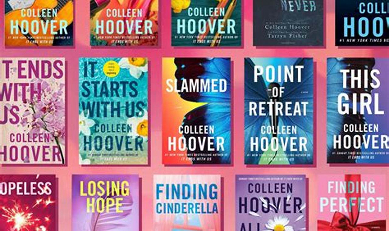 how many books does colleen hoover have