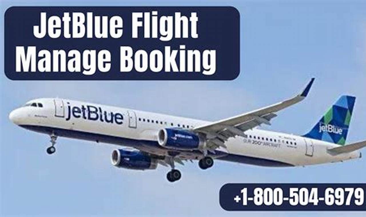 jetblue manage booking
