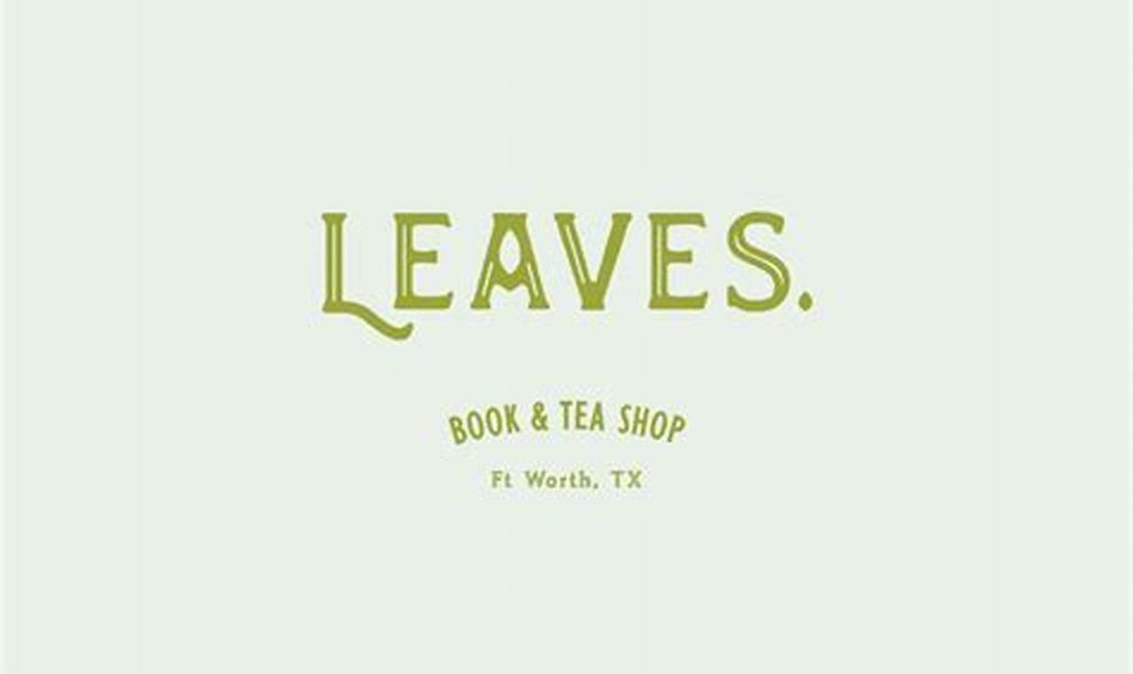 leaves book and tea shop