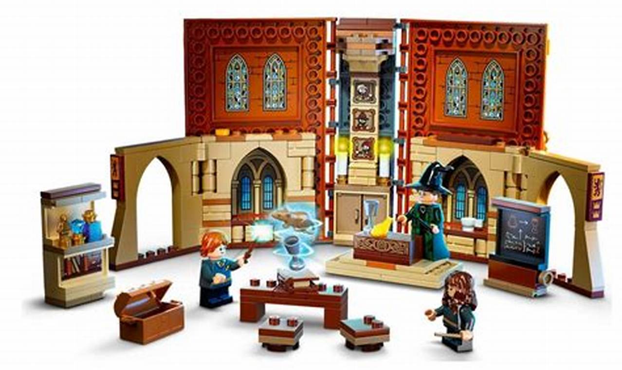 harry potter lego book sets