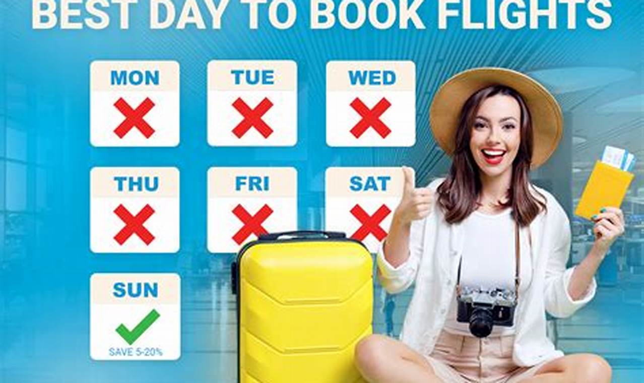 best days of the week to book flights