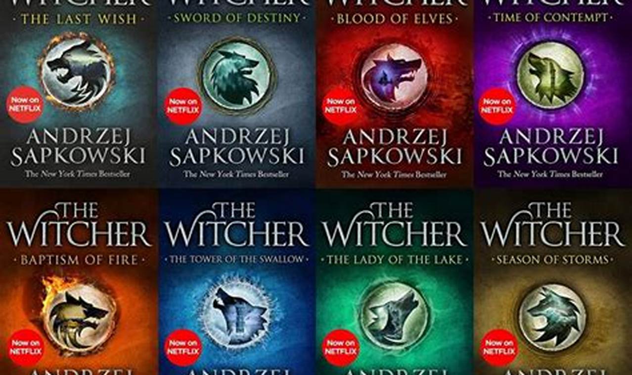 the witcher books in order