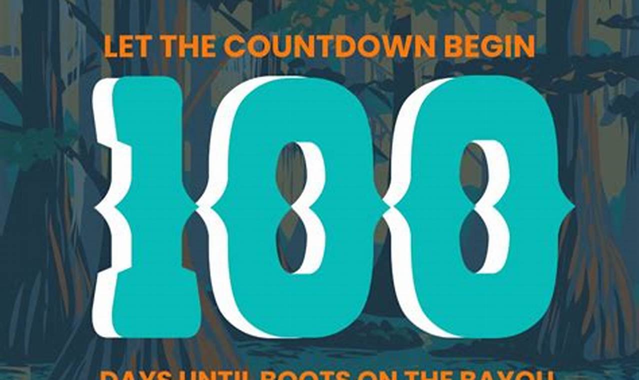 booked on the bayou 30 days